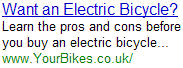 Electric Bicycle - YourBikes.co.uk